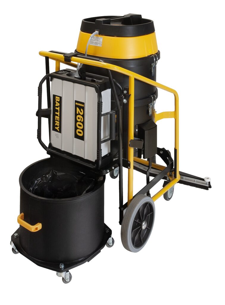 RONDA 2600 Batteristøvsuger bundtømning